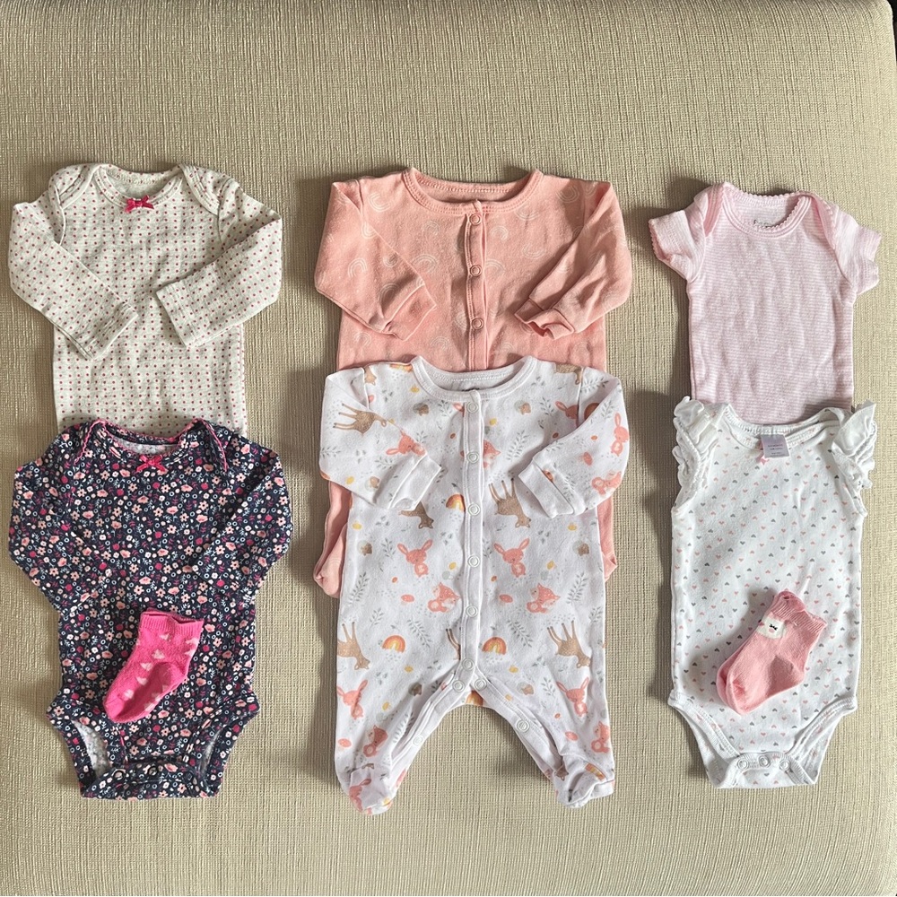 Assorted Newborn Clothing Lot